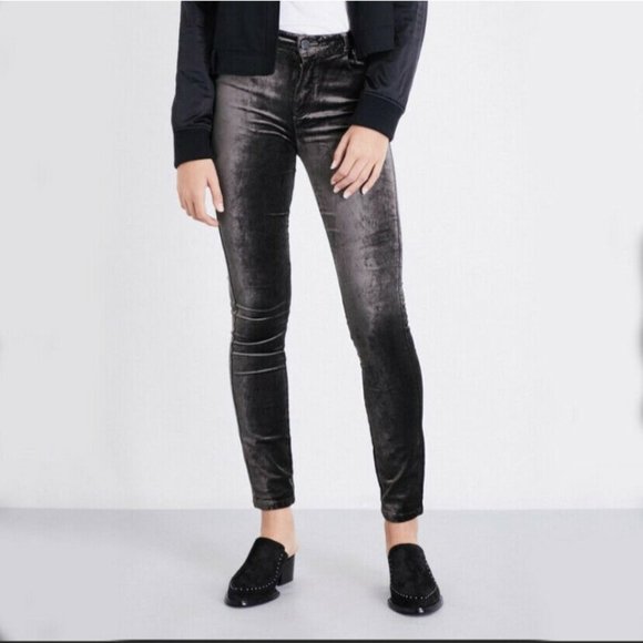 Paige Verdugo Ankle Skinny Pant Deep Juniper 27 - Picture 6 of 12